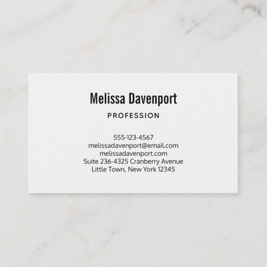 Classy Burgundy Marble Abstracte achtergrond Visitekaartje (Achterkant)