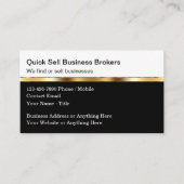 Classy Business Broker Visitekaartje ontwerp (Voorkant)