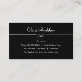 Classy Business Consultant Visitekaartje (Voorkant)