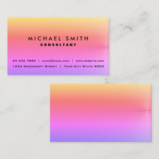 Classy Business Consulting-Visitekaartjes Visitekaartje (Voorkant / Achterkant)