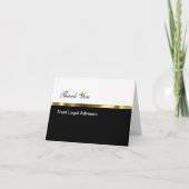 Classy Business Dank u Bedankkaart (Voorkant)