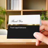 Classy Business Dank u Bedankkaart