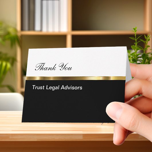 Classy Business Dank u Bedankkaart