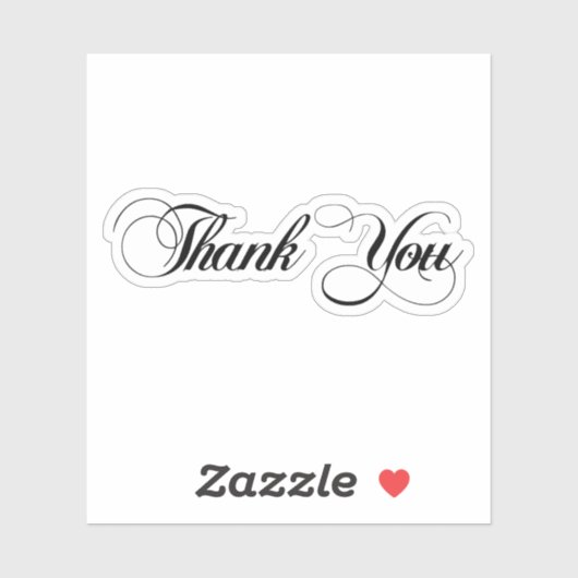 Classy Business Dank u Decal Stickers (Vel)