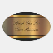 Classy Business Dank u Stickers (Voorkant)