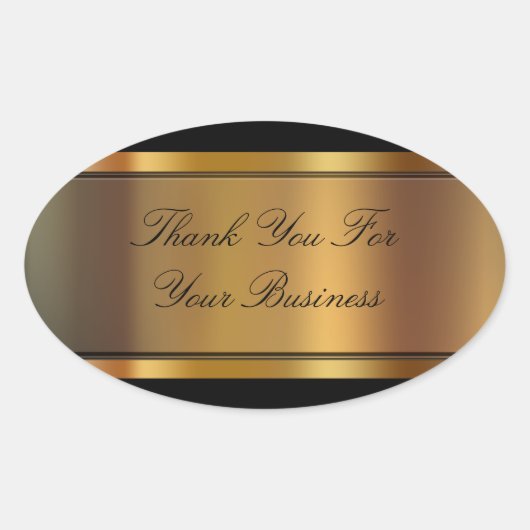 Classy Business Dank u Stickers (Voorkant)