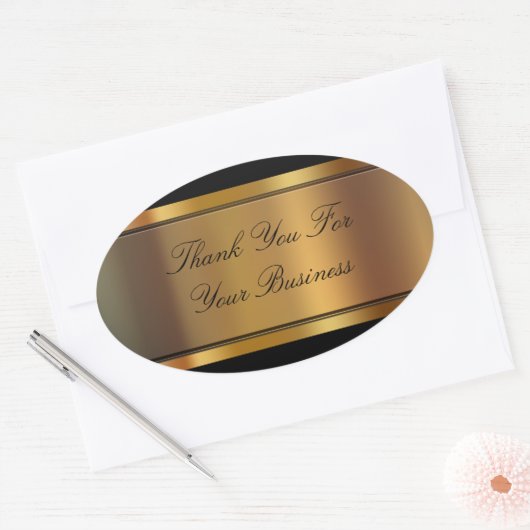 Classy Business Dank u Stickers (Envelop)