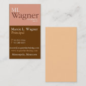 Classy Business Design Visitekaartje (Voorkant / Achterkant)