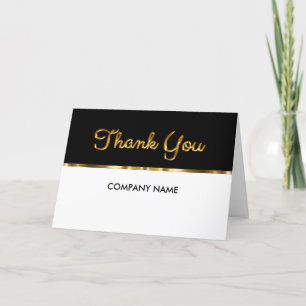 Classy Business - Hartelijk dank voor nieuwe ontwe Bedankkaart