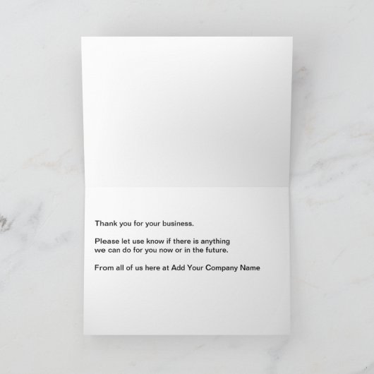 Classy Business - Hartelijk dank voor uw kaarten (Binnen)