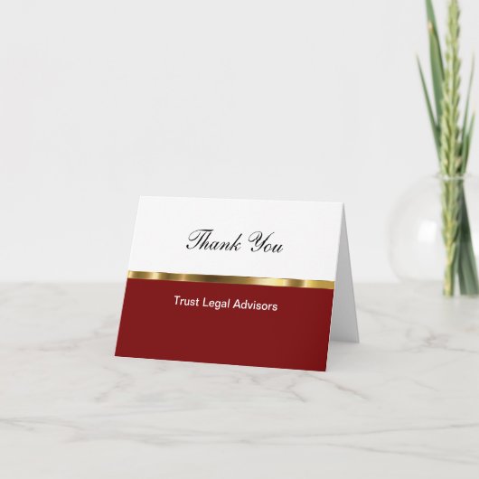 Classy Business - Hartelijk dank voor uw kaarten (Voorkant)