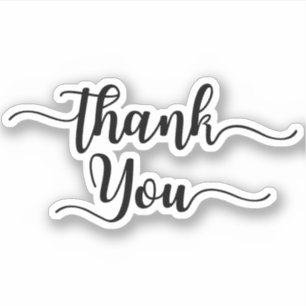 Classy Business - Hartelijk dank voor uw vorm Sticker