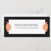 Classy Business Trendy Two Side Bedankt voor je ka (Achterkant)