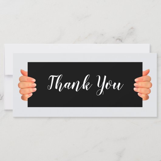 Classy Business Trendy Two Side Bedankt voor je ka (Voorkant)