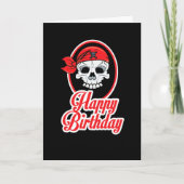 Classy but Funny Skeleton Tattoo Birthday Kaart (Voorkant)