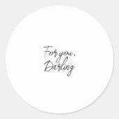 Classy cadeau stickers (Voorkant)