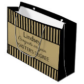 Classy. Cadeautas met maatbedekking voor master (Voorkant Gekanteld)