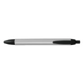 Classy Caduceus Noble Medical Elegant Black White Zwarte Inkt Pen (Achterkant)
