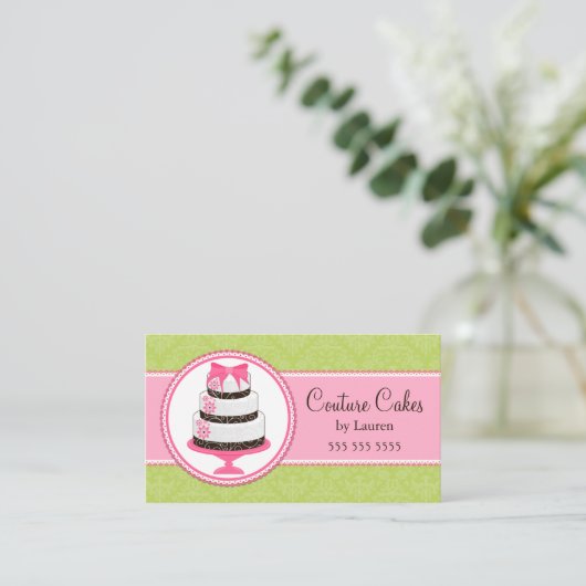 Classy Cake Bakery Visitekaartje (Staand voorkant)