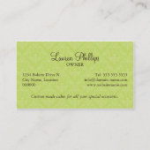 Classy Cake Bakery Visitekaartje (Achterkant)