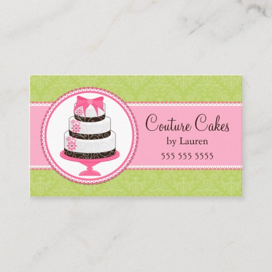 Classy Cake Bakery Visitekaartje (Voorkant)