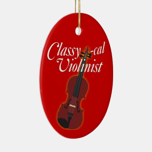 Classy-cal Musician Keramisch Ornament (Rechts)
