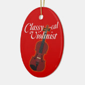 Classy-cal Musician Keramisch Ornament (Links)