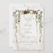 Classy Canopy Wedding Invitation Suite Kaart (Voorkant)