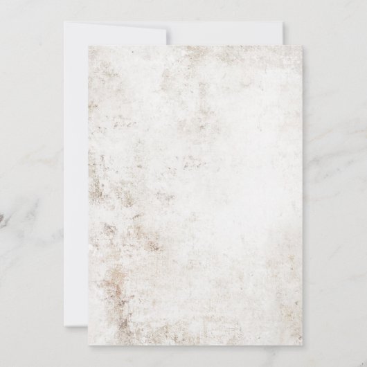 Classy Canopy Wedding Invitation Suite Kaart (Achterkant)