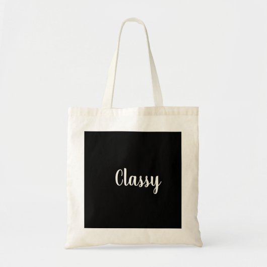 "Classy"-Canvas tas (voor een goed doel) (Voorkant)