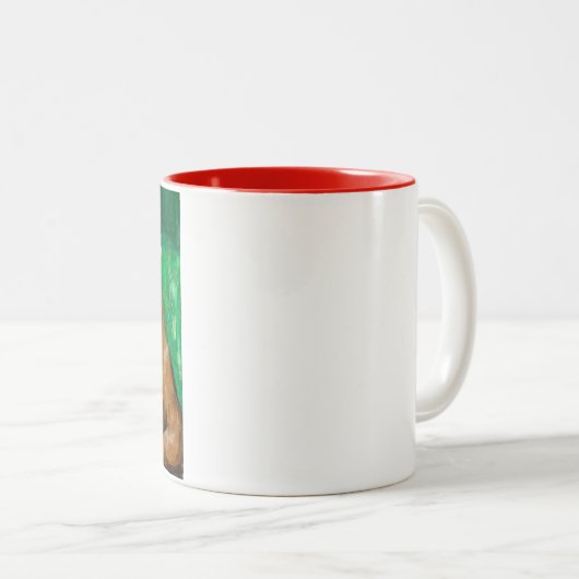 Classy Capybara Tweekleurige Koffiemok (Voorkant rechts)