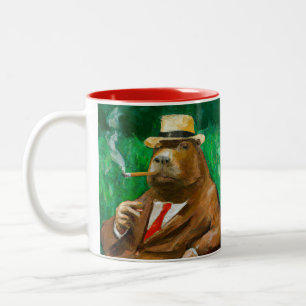 Classy Capybara Tweekleurige Koffiemok
