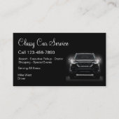 Classy Car Service of Uber Driver Modern Visitekaartje (Voorkant)