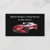 Classy Car Window Tinting Service Nieuw Visitekaartje (Voorkant)