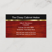 Classy Carpenter Visitekaartjes (Voorkant)