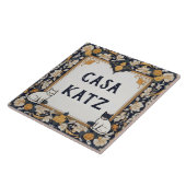 Classy Cat Custom House Naam Bord Teken Plaque Tegeltje (Zijkant)