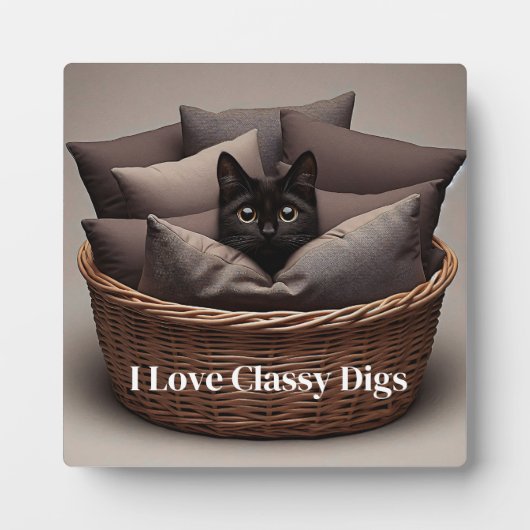 Classy Cat Fotoplaat (Voorkant)