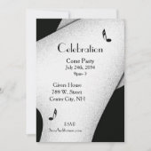 Classy Celebration Party Invitation 5"x 7" Kaart (Voorkant)