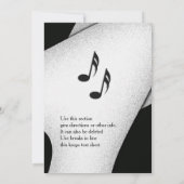 Classy Celebration Party Invitation 5"x 7" Kaart (Achterkant)