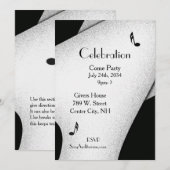 Classy Celebration Party Invitation 5"x 7" Kaart (Voorkant / Achterkant)