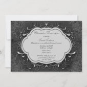 Classy  Chandelier Ornament Sweet 16 Kaart (Achterkant)