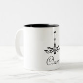Classy Chandelier Tweekleurige Koffiemok (Voorkant links)