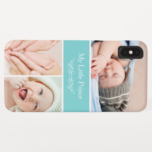 Classy Chic Baby Kinder Fotocollage Case-Mate iPhone Case (Achterkant (horizontaal))