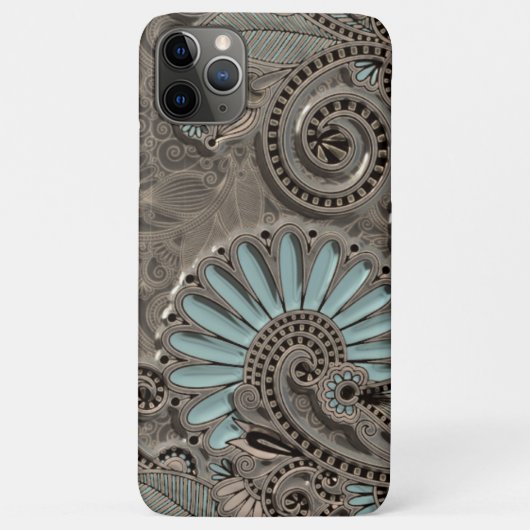 Classy  Chic Damask Paisley Floral Pattern Case-Mate iPhone Case (Achterkant)