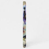 Classy Chic Pansies Fine Art Botanische Schilderku iPhone Hoesje (Linkerkant)