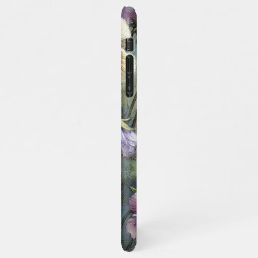 Classy Chic Pansies Fine Art Botanische Schilderku iPhone Hoesje (Linkerkant)