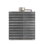 Classy chic pearl geluk shamrock gepersonaliseerd heupfles (Achterkant)