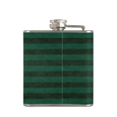 Classy chic pearl geluk shamrock gepersonaliseerd heupfles (Achterkant)