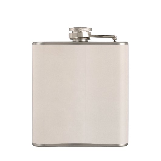 Classy chic pearl geluk shamrock gepersonaliseerd heupfles (Achterkant)