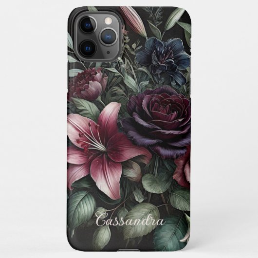 Classy Chic Rozen Fine Art Botanische Schilderij iPhone Hoesje (Achterkant)